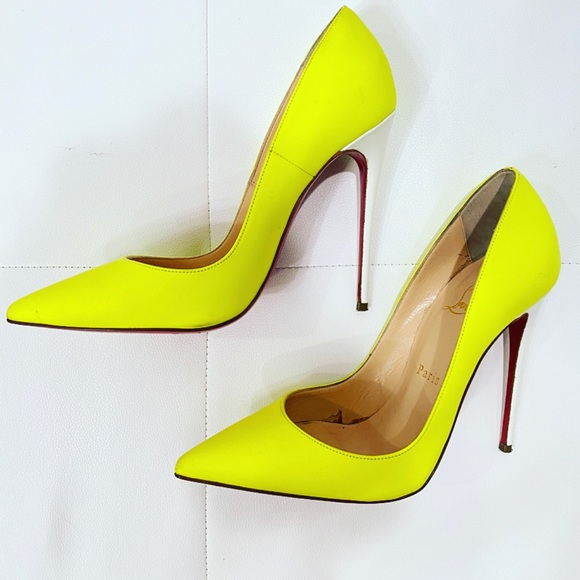Christian Louboutin Shoes - CHRISTIAN LOUBOUTIN So Kate Bi-Color Heels Sz 37.5